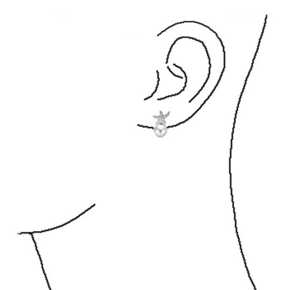 SUMMER LOVIN STUDS PEARL STUD EARRING - Picture 3 of 8